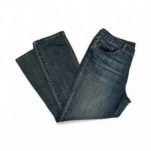 Lee Women’s 16 Petite Straight Leg Jeans Blue Denim Stretch Mid Rise Classic Fit